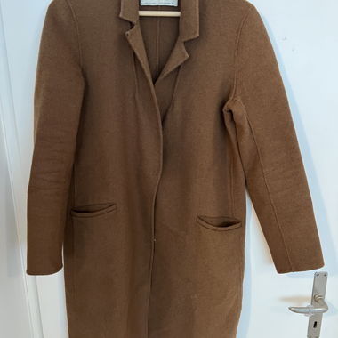 Manteau Zara Basic marron