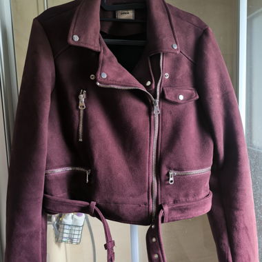 Giacca corta bordeaux Pimkie
