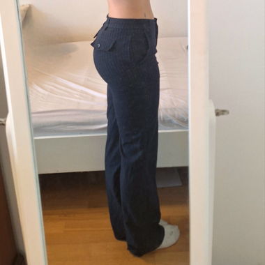 Low waist trousers