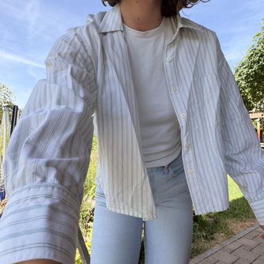 UNIQLO gestreiftes Hemd