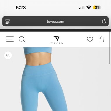 Teveo Sensation Leggings "Babyblau"