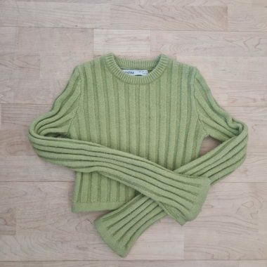 Bershka Ribbed Knit Sweater