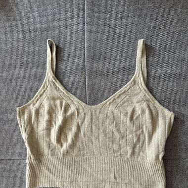 Beiges Basic-Top