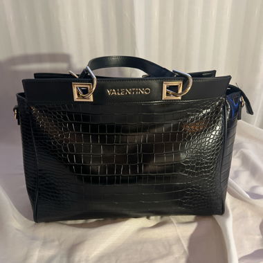 Valentino handbag with crocodile print
