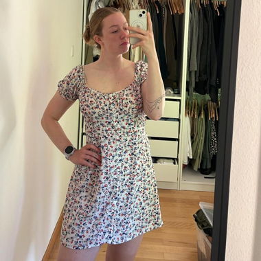 Flower Print Summer Dress
