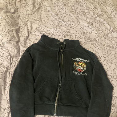 Ed Hardy cropped Hoodie