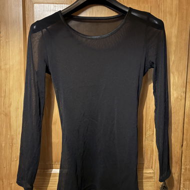 Y2k blouse transparente 