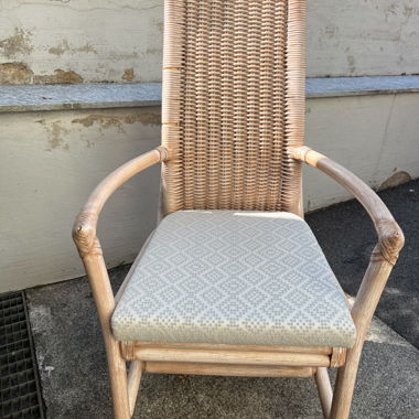 Wicker Armchair with Cushion