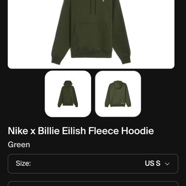 Nike x Billie Eilish Hoodie