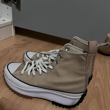 Converse hoch, beige