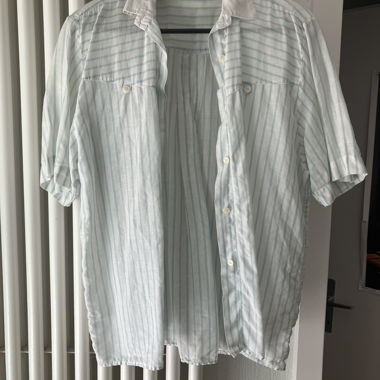 Camicia a maniche corte a righe