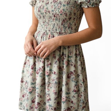 Floral Off-Shoulder Dress