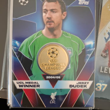 Jerzy Dudek UCL Medaillenkarte