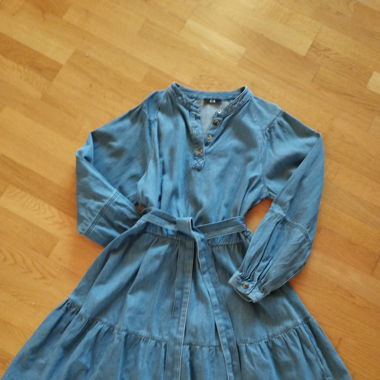 Jeans Kleid Lang