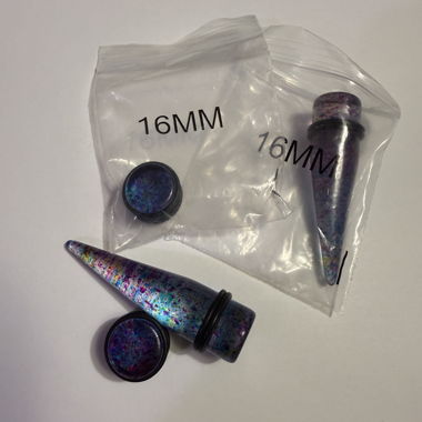 16mm piercing plug and taper