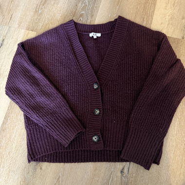 Cardigan bordeaux