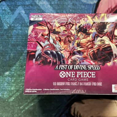 One Piece OP11 A Fist Of Divine Booster Display