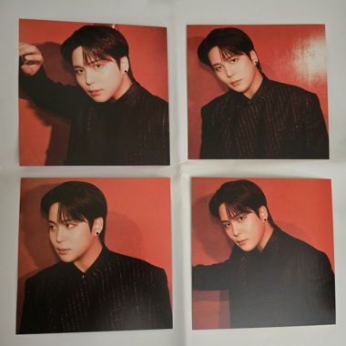 Set Ateez Jongho Carte Postale Golden Hour pt3 officiel