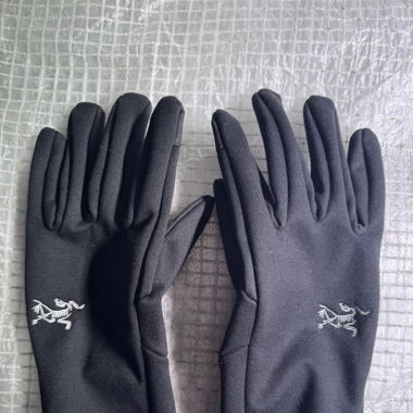 arcteryx gloves handschuhe size M black