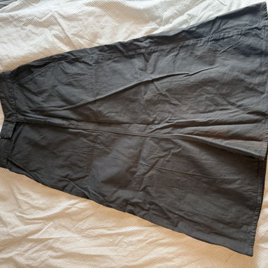 Gonna midi Uniqlo grigio scuro