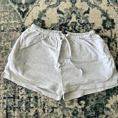 Grey lounge shorts