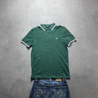 Polo Vintage Fred Perry Verde Taglia M