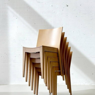 6 Stühle Modell Mistral von Bartoli 