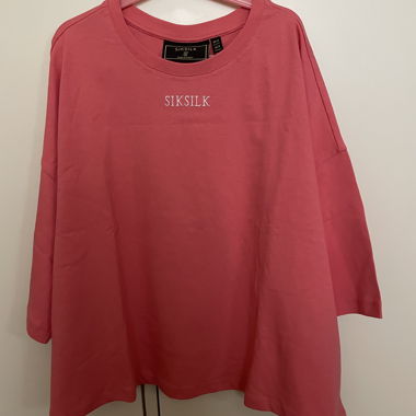 T-shirt SIKSILK rosa