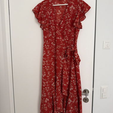 Red Floral Dress