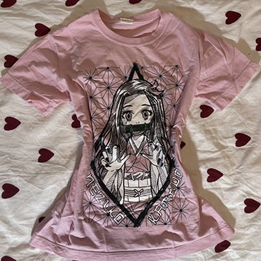 Pink Demon Slayer Nezuko T-Shirt