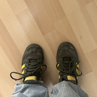 adidas spezial green/yellow