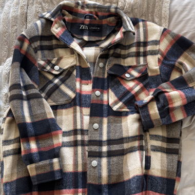 Chemise en flanelle ZARA à carreaux