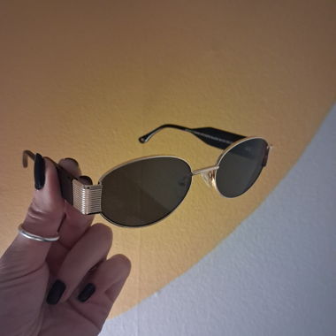 Occhiali da sole oro nero