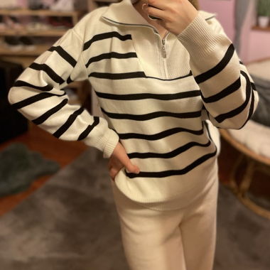 Pull avec zip