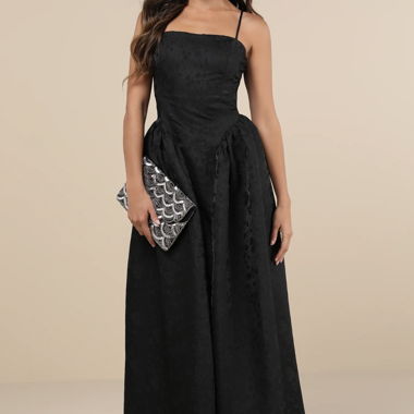 Jacquard-Kleid