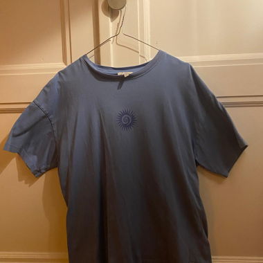 T-shirt Bleu Pull&Bear