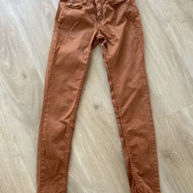 Slim-Fit-Hose rostrot