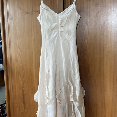 Abito slip crema