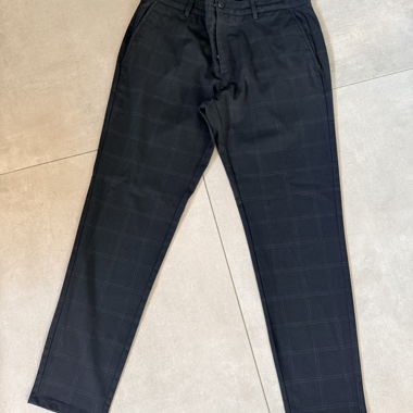 Pantalon ZARA à carreaux noir