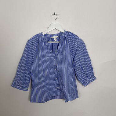 Chemisier H&M à rayures bleues
