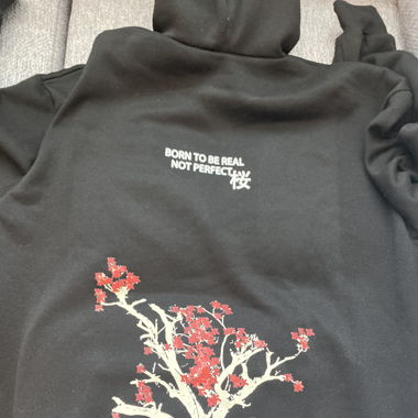 Sweat à capuche fleurs de sakura 