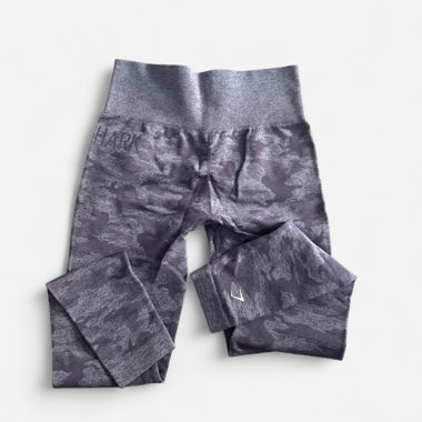 pink and Grey camo leggings with camouflage