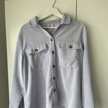 Kordbluse von PIECES
