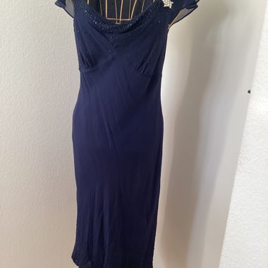 Blue cocktail dress