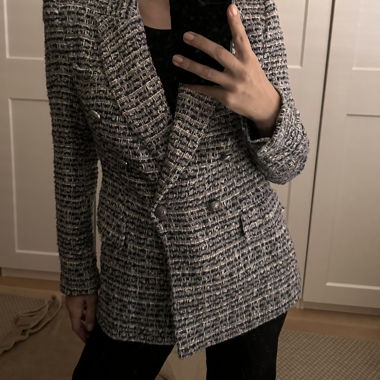 Zara Tweed Blazer Grösse S