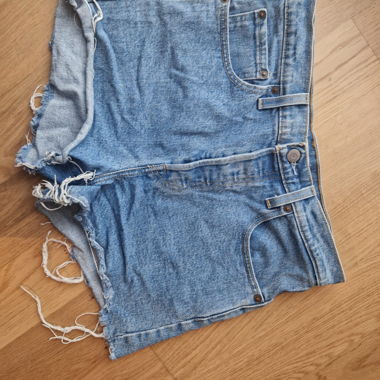 Levi's ribcage shorts - blue denim