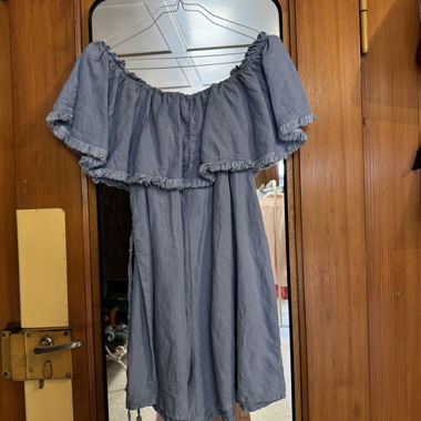 Abito Boho Blu