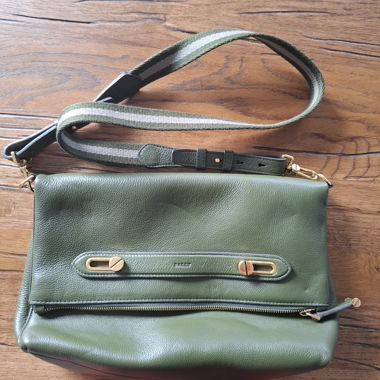 Bally - Sac bandoulière en cuir vert