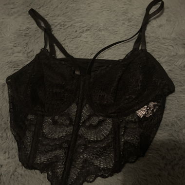Schwarzes Top lace