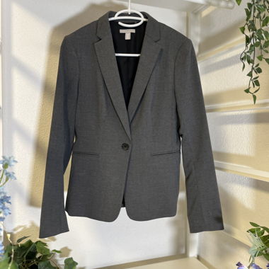 Stinknormaler Grauer Blazer – S